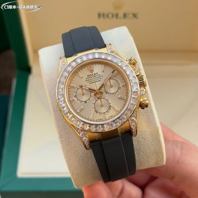 Rolex Daytona Dandong 4131 Movement OXJ29092 Gold Dial Watch